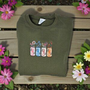 Diet Coke Club Embroidered Crewneck Sweatshirt
